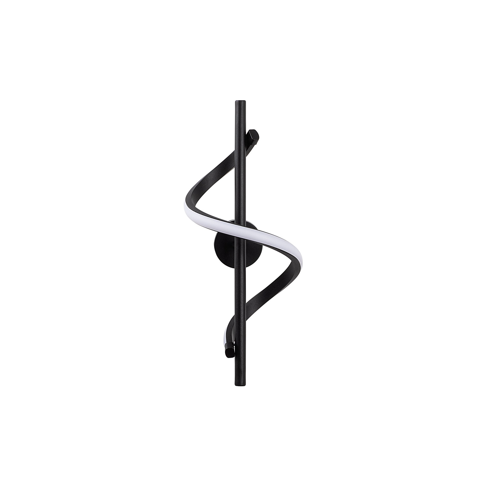 Applique murale design LED Amha H41cm Métal Noir