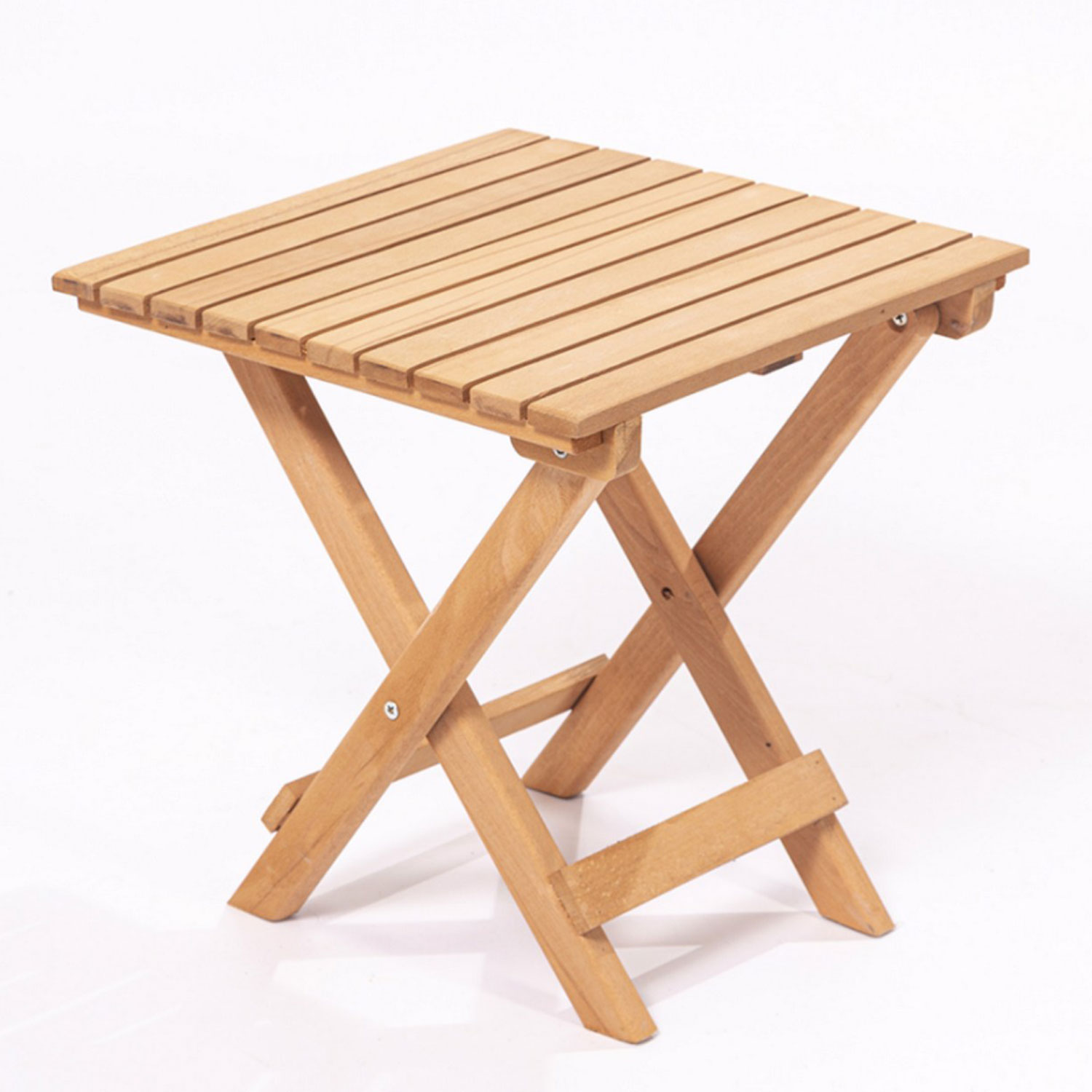 Table basse de jardin Purrault Bois massif clair