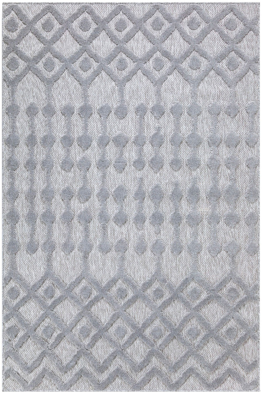 Tapis Melinda 160x230cm Motif Boho Gris