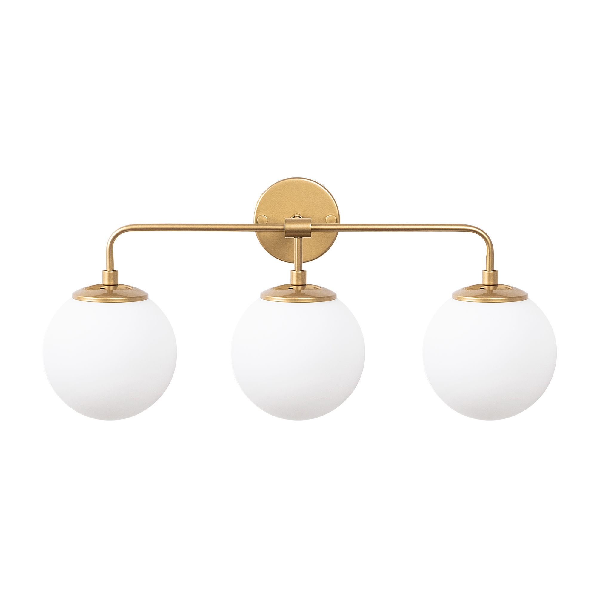 Applique murale 3 lampes Levante 56cm Métal Or