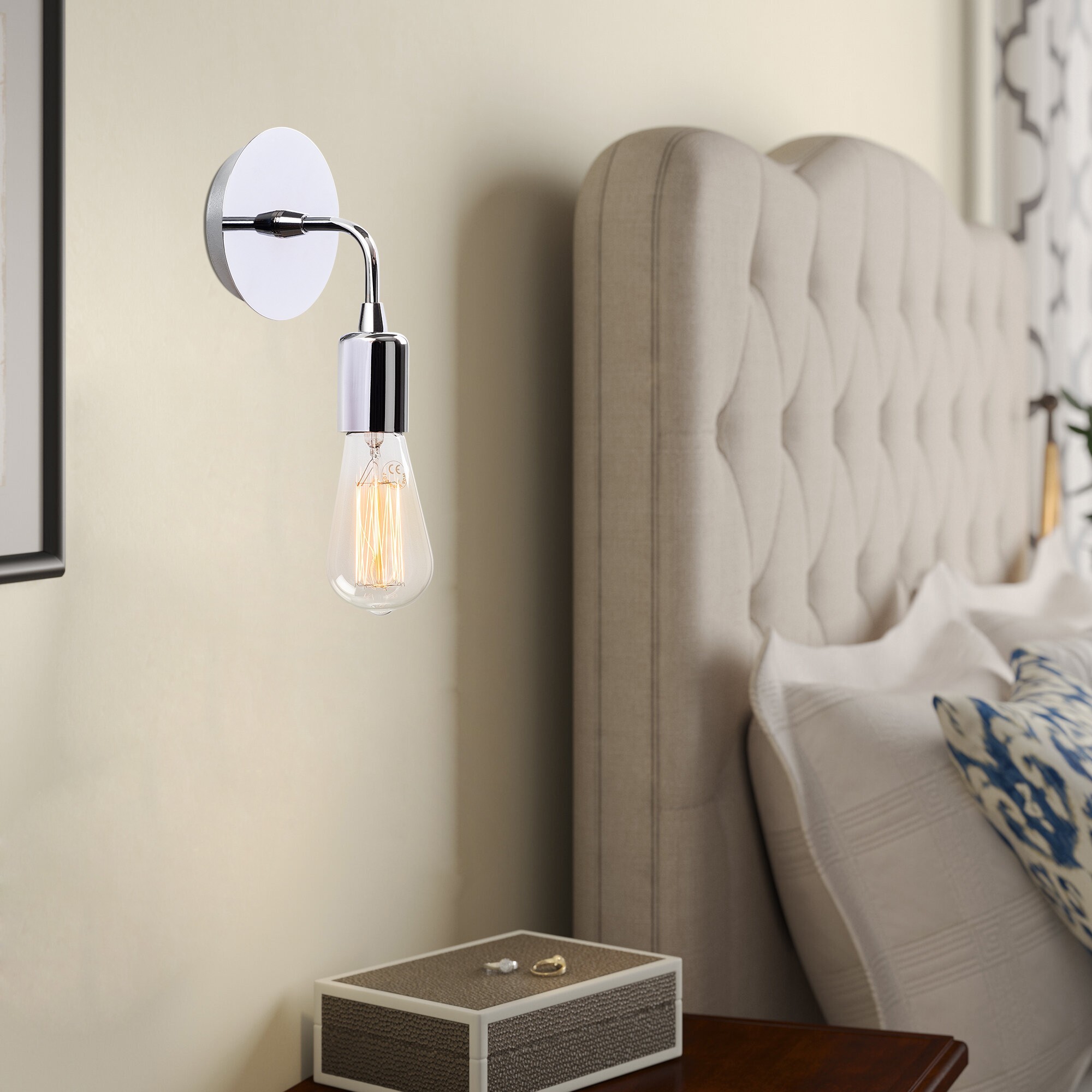 Applique murale Ariadna Métal Chromé