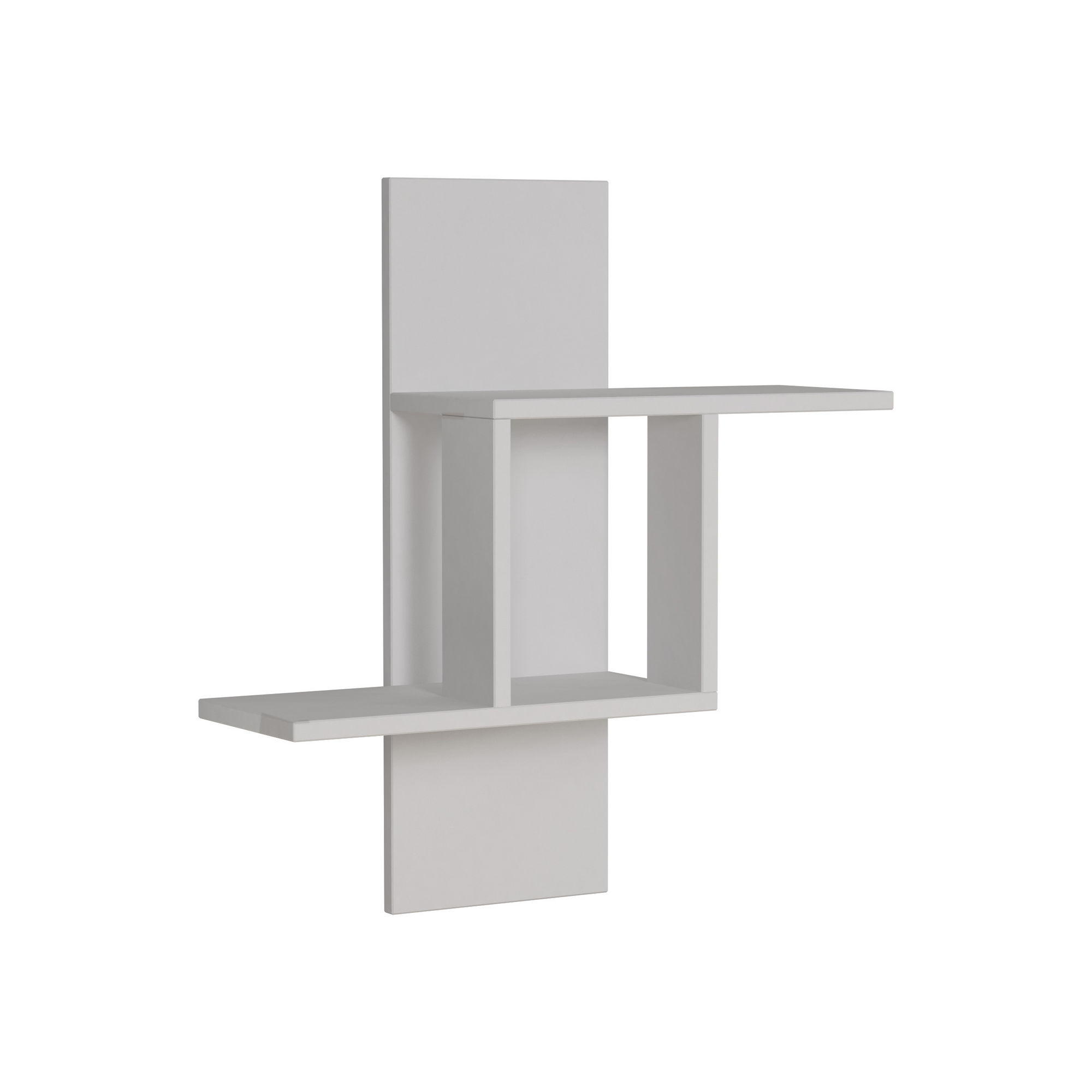 Étagère murale Jarret L64xH70cm Blanc