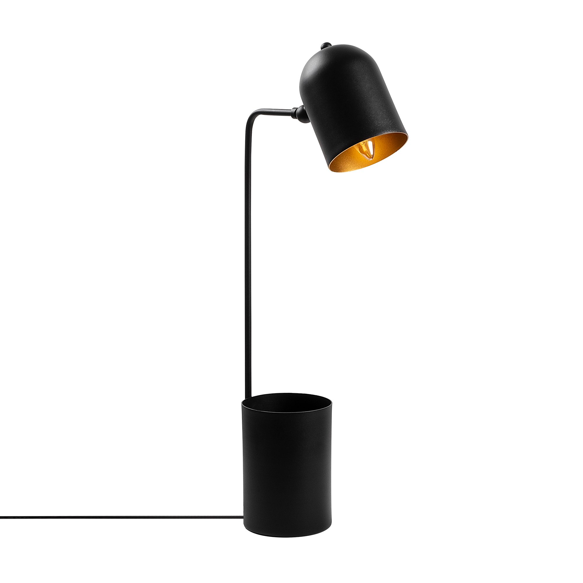 Lampe à poser avec porte stylos Lynton H64cm Métal Noir