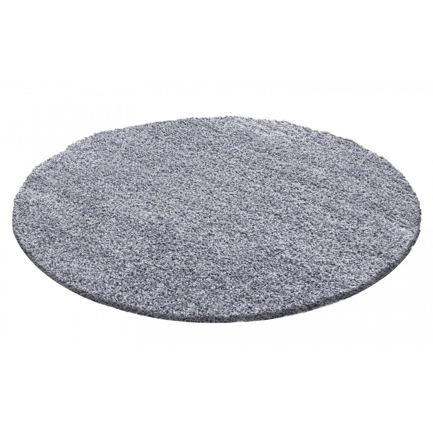 Tapis rond Soros D200cm Tissu Gris clair