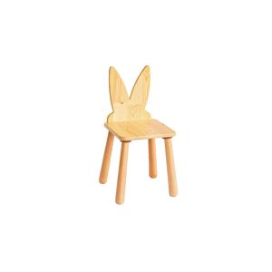 Chaise pour enfant Oreille de lapin Ciet Pin massif clair