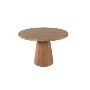 Table à manger ronde Sukina D100cm Bois massif clair