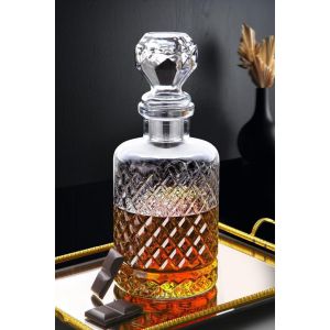 Carafe avec relief en losange Perina 1,25L Transparent