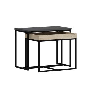 Lot de 2 tables d