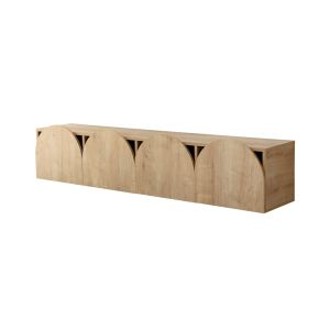 Meuble TV suspendu Marva 180cm Chêne clair