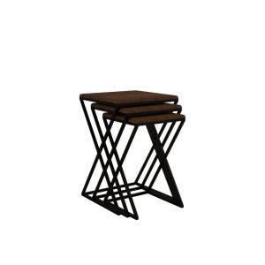 Lot de 3 tables d