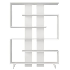 Étagère minimaliste Pluvia 162cm Bois Blanc