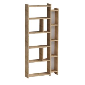 Étagère bibliothèque Worware L65xH150cm Chêne clair