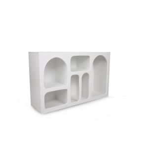 Console style contemporain Antares L120xH74cm Blanc