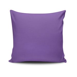 Coussin Deorsum 43x43cm Tissu Violet et Blanc