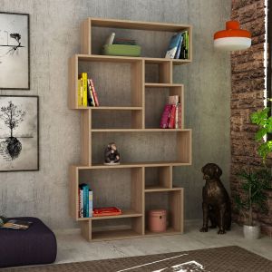 Étagère bibliothèque Torta asymétrique 168,5cm Bois Sonoma