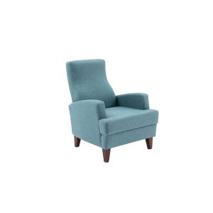 Fauteuil Juana Tissu Turquoise