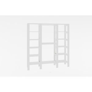 Garde-robe ouverte Otama L161cm Bois Blanc