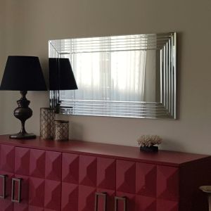 Miroir décoratif encadré Reflexus femme tons sombres Verre Trempé Multicolore