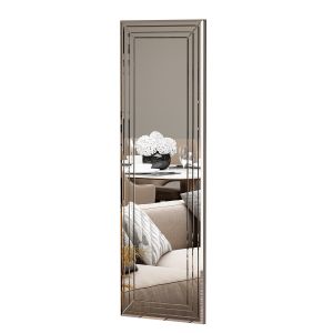 Miroir mural décoratif Ialia L40xH105cm Motif Géométrique