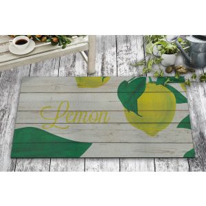 Paillasson en feutre Lemon Castra Multicolore