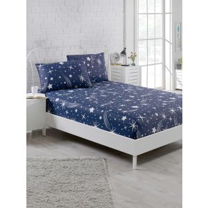 Set drap housse 160x200cm et 2 taies d