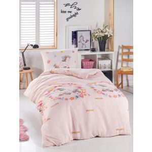 Set housse de couette 140x200cm et 1 taie d