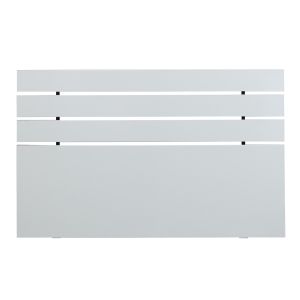 Tête de lit moderne style épuré Fustinga 160cm Blanc