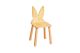 Chaise pour enfant Oreille de lapin Ciet Pin massif clair