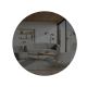 Miroir décoratif Dozila D70cm Métal Gris et Verre Argent