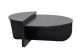 Table basse design Restine L90cm Bois Noir
