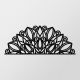 Décoration murale Algo L160xH65cm Métal Noir