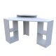Bureau d'angle Zaido Blanc