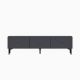 Meuble TV 3 portes basculantes Berta L160cm Anthracite