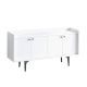 Buffet bas 4 portes Erebos 150cm Blanc
