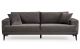 Canapé 3 places convertible Lamine Velours Anthracite