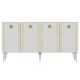 Buffet design Hogha L150cm Blanc et Or