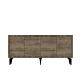 Buffet style contemporain Karinix L150cm Bois foncé
