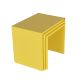 Lot de 3 tables basses gigognes Kibo Jaune