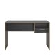 Bureau style industriel 1 tiroir Floryne L120cm Anthracite et Chêne