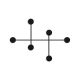 Patère décoratif Laka L80xH60cm Métal Noir