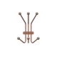 Patère porte-manteau Uniko L23xH30cm Métal Cuivre