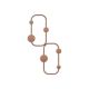 Patère décoratif Amkam L26xH48cm Métal Cuivre