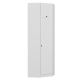 Armoire d'angle 1 porte et 1 porte basculante Kuta L74xH235cm Bois Blanc