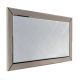 Miroir décoratif Lyame L130xH65cm Verre Motif Losange Argent