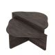 Set de 2 tables basses design Saltace Bois massif Anthracite
