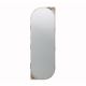 Miroir design Ella L152xH52cm Cadre Effet marbre Beige