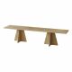 Meuble TV moderne Ralio L180cm Chêne clair