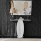 Console design Cynthia L100cm Blanc