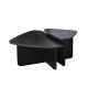 Table basse gigogne 2 pièces Velda Noir