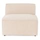 Fauteuil Siges Tissu bouclette Blanc
